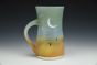 Cup - Dusk Sky Moon, Stars, and Murmurations
