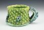 Lime Raspberry Stitch Mug with Tentacles