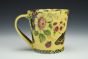 Yellow Floral Cup