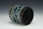 Blue On Black Bell Tumbler