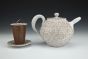 Floral Teapot with Infuser and Saucer