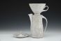 Floral Coffee Pourover with Saucer