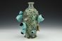 Sea Foam Green Bottle Vase