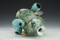 Sea Foam Green Bottle Vase