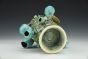 Sea Foam Green Bottle Vase