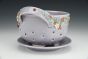 Summer Twilight Berry Bowl And Saucer