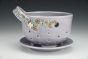 Summer Twilight Berry Bowl And Saucer
