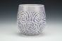 Carved Rose Cup in Lavender