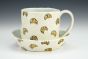Croissant Mug with Saucer