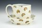 Croissant Mug with Saucer