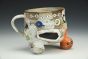 Tin White Tripod Alien Mug