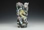 Goldfinch and Swallowtail Vase