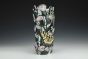 Goldfinch and Swallowtail Vase