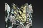 Goldfinch and Swallowtail Vase
