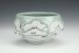 Green and Gray Treeline Dessert Bowl