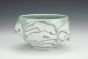 Green and Gray Treeline Dessert Bowl