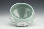 Green and Gray Treeline Dessert Bowl