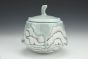 Tea Jar with Trees and Mountains