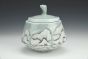 Tea Jar with Trees and Mountains
