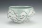 Green and Gray Treeline Dessert Bowl