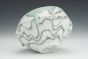 Green and Gray Treeline Dessert Bowl