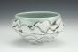 Green and Gray Treeline Dessert Bowl