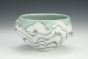 Green and Gray Treeline Dessert Bowl