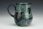 Sgraffito Monstera Mug
