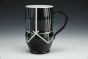 Black and White Bodice Cup