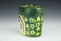 Green Oval Lidded Box