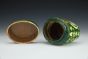 Green Oval Lidded Box