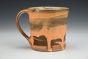 Orange Slip Mug