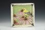 American Goldfinch with Coneflowers