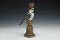 Downy Woodpecker Candlestick