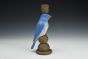 Mountain Bluebird Candlestick