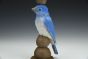 Mountain Bluebird Candlestick