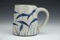 Mug with Grass Brushworks