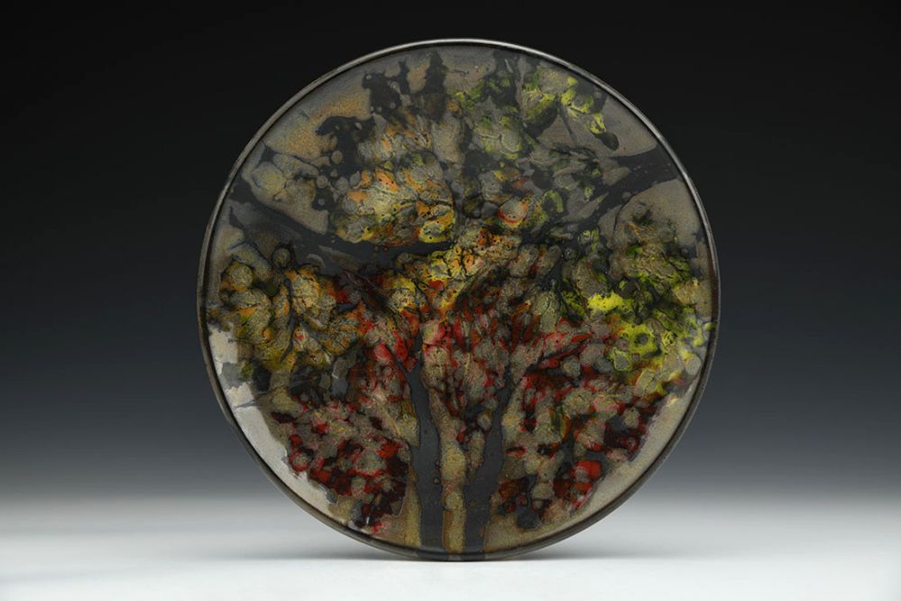 Abstract Fall Plate