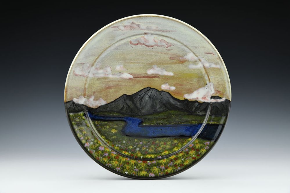 Sunset Mountain Meadow Plate