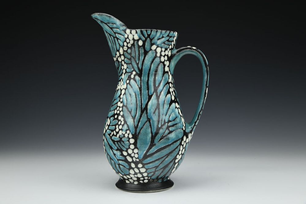 Turquoise Monarch Pitcher