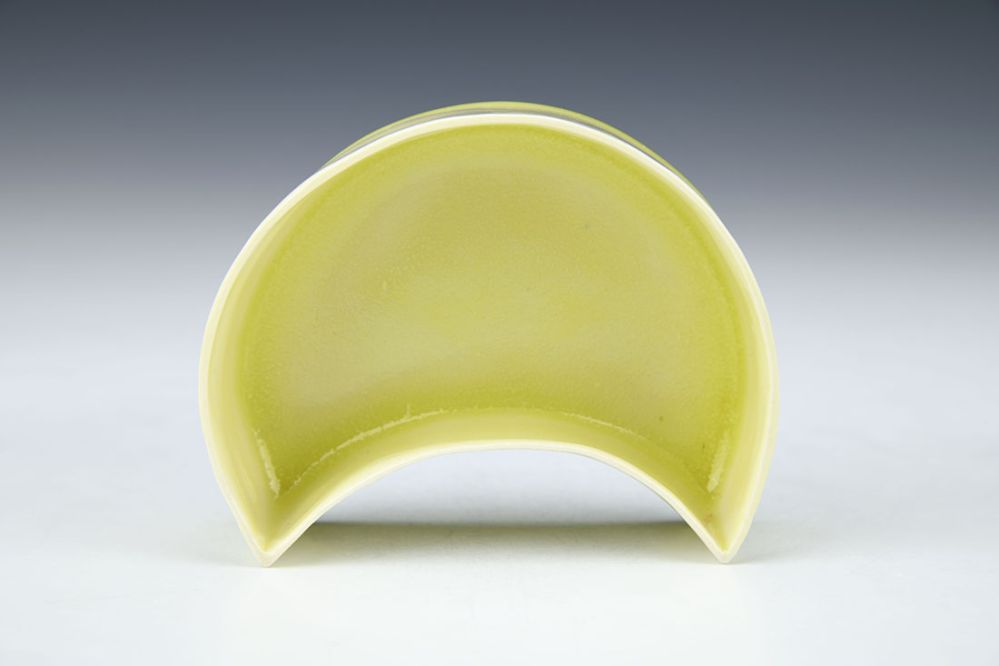 Yellow Crescent Tessellating Dish