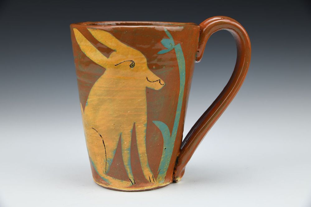 Orange Rabbit Mug