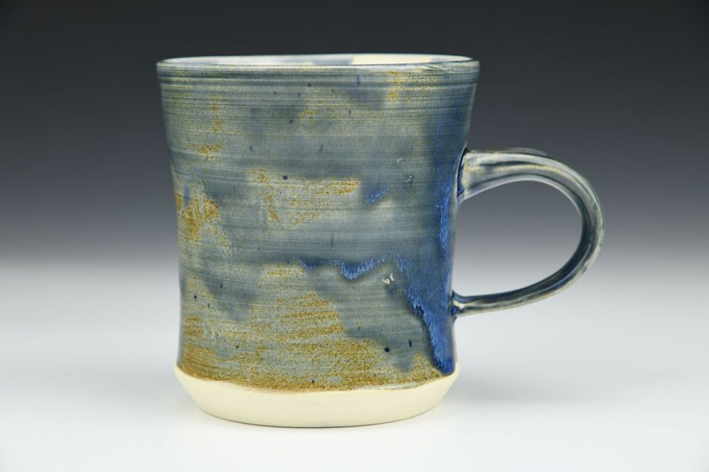Mottled Blue Mug