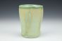 Green Tumbler with Light Green Stripes