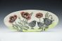 Poppy and Wrens: Large Oval Tray
