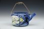 Blue Flashlight Teapot